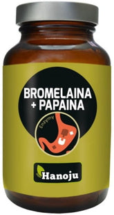Bromélaïne Papaïne 500 MG 90 Gélules Digestion HANOJU